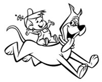 Astro and Elroy Jetson Decal