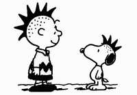 Charlie Brown and Snoopy Punk Rock Diecut Decal Charlie Brown and Snoopy Punk Rock Diecut Decal
