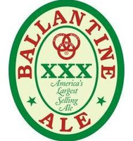 Ballantine XXX logo BEER LOGO STICKER Ballantine XXX logo BEER LOGO STICKER