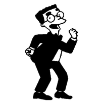 Smithers Dancing decal 832