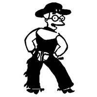 Smithers Rodeo decal 833