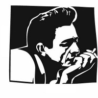 Johnny Cash Band Logo Decal