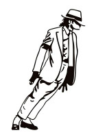 Michael Jackson Dancing Smooth Criminal Sticker
