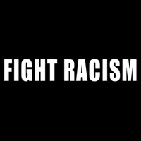 FIGHT RACISM BUMPER STICKER