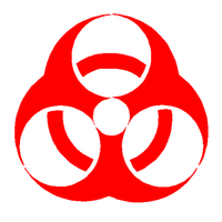 Bio Hazzard zombie decal 083