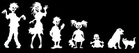 zombie family die cut decal zombie family die cut decal