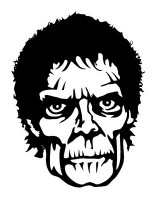 Zombie Head Diecut MJ Thriller
