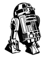 R2D2 Die Cut Decal R2D2 Die Cut Decal