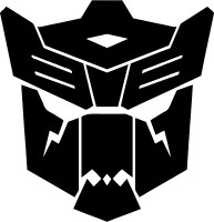 Autobot dinobot transformers die cut decal 2