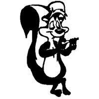 Pepe standing decal 589