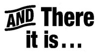 And There It Is Diecut Decal