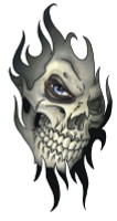 Skull Stickers 23