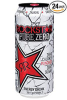 RS PURE ZERO energy drink can shaped sticker