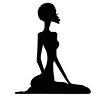 African Faces Africa Decal 01