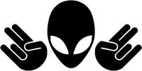 Alien Shocker JDM Decal Alien Shocker JDM Decal