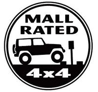mall rated 4X4 DECAL