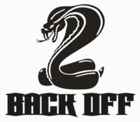 Back Off Car Decal 04