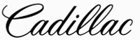 Cadillac Script Diecut Decal PAIR Cadillac Script Diecut Decal PAIR
