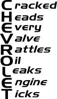 chevrolet stands for die cut decal chevrolet stands for die cut decal