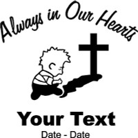 ILM - Child Pray Decal