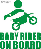 BABY RIDER ON BOARD DECAL BABY RIDER ON BOARD DECAL