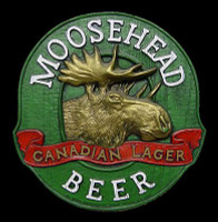 Moosehead logo booze sticker