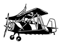 Aircraft Clipart Diecut Decal 23