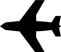Aircraft Clipart Diecut Decal 27