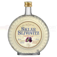 Sklar Slivovitz Bottle Shaped Booze Sticker