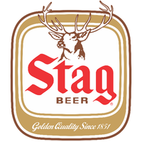 stag beer logo sticker