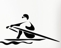 rowing boating decal