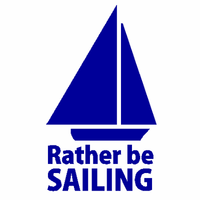 Sail boat decal 820a