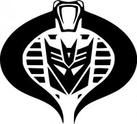 Gijoe Transformer Logo Decal