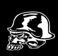 Metal M Skull Decal Sticker