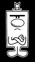 Mr Grumpy Decal Sticker