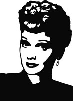 Lucille Ball Die Cut Vinyl Decal Sticker