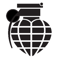 Love Grenade car sticker