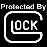 protected by glk gun decal 2