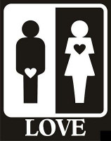 LOVE Diecut Vinyl Decal Sticker LOVE Diecut Vinyl Decal Sticker
