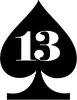 Lucky 13 spade Sticker Funny Vinyl Car Decal 3