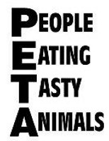 PETA Vinyl Decal