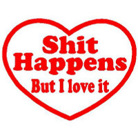 Shit Happens Decal 15s