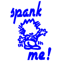 Spank Me decal 801