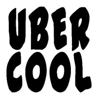 Uber Cool funny Sticker
