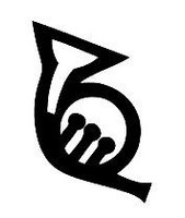 French Horn Vinyl Decal Sticker