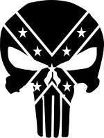 punisher rebel die cut decal punisher rebel die cut decal