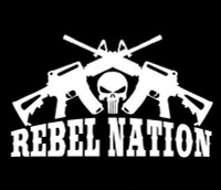 rebel nation die cut decal rebel nation die cut decal