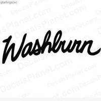 Vinyl Music WASHBURN Sticker 1100