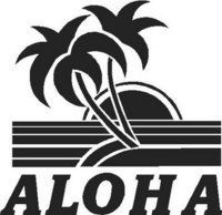 Aloha Diecut Decal