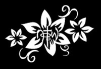 Flowers Religious Decal